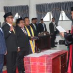 Akhirnya Franshendrik Tambunan Dilantik jadi Ketua DPRD, Tomson Manurung dan Hendry Tambunan jadi Wakil