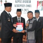 Serah Terima Jabatan Kepala Daerah Kabupaten Toba Tahun 2025