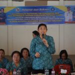 Wakil Ketua TP PKK Taput Pimpin Supervisi Pada Dua Desa