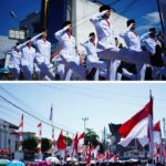 Ribuan Warga Toba Tumpah Ruah Menikmati Pawai Karnaval HUT RI Ke-80